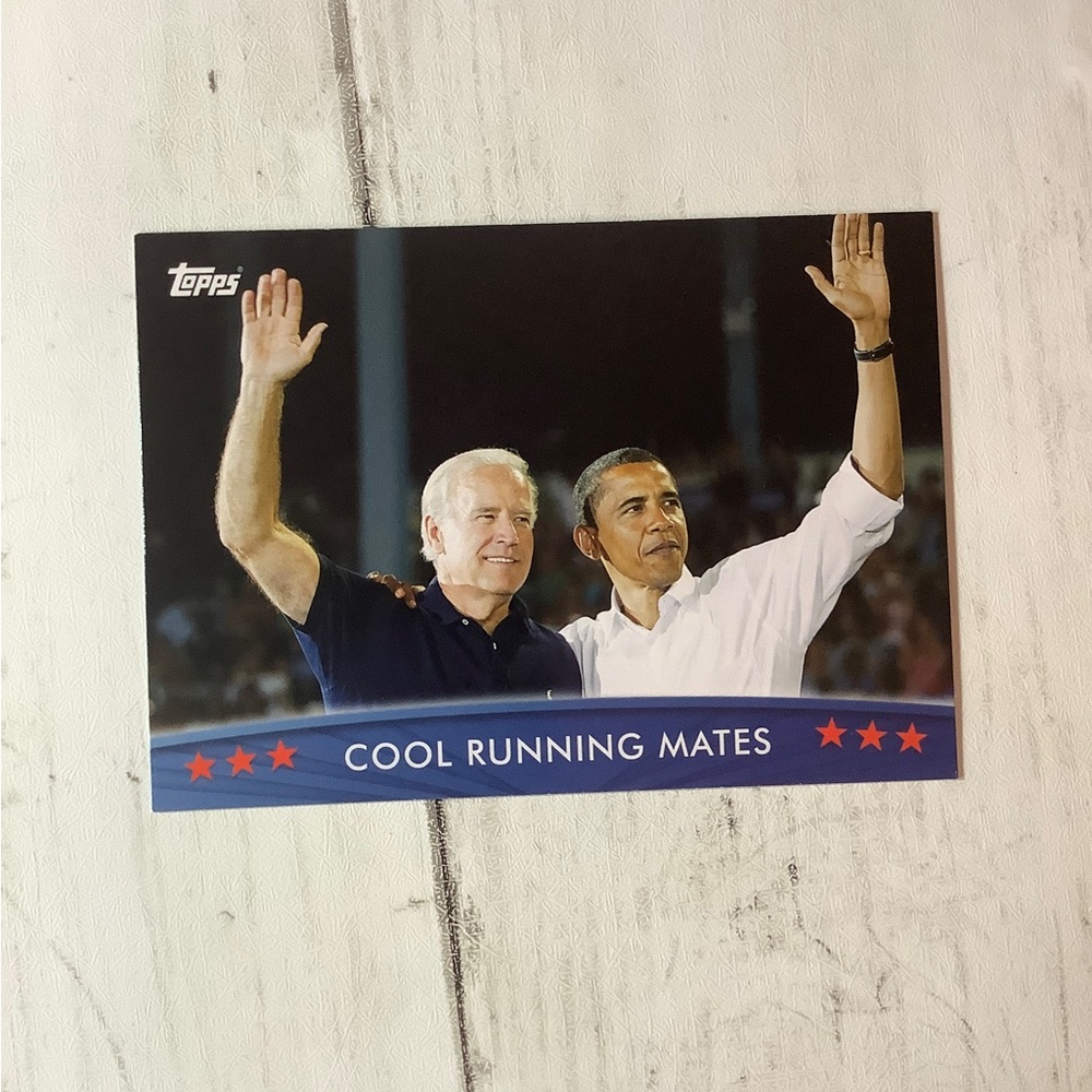 Topps 2008 President Barack Obama Inaugural #39 Cool Running Mates Joe Biden